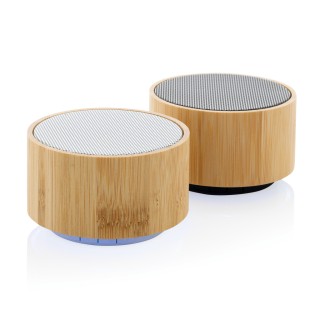 Altavoz inalámbrico 3w de bambú personalizado